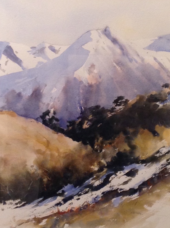 Bernadette Parsons| Arthurs pass| watercolour | McAtamney Gallery and Design Store | Geraldine NZ